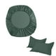 thumbnail image 2 of Xihbxyly Juego de Cama Doble, Sábana Bajera Ajustable de Poliéster Suave, Protector de Colchón Antideslizante, Fundas de Almohada Elásticas, Juego de Textiles para El Hogar, Sueño Confortable, Tamaño, 2 of 7