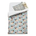 thumbnail image 2 of Pug and Love Heart Duvet Cover and Pillowcase Set for Single Bedding, Bedroom Accessories for Kids Teens, 2 of 5