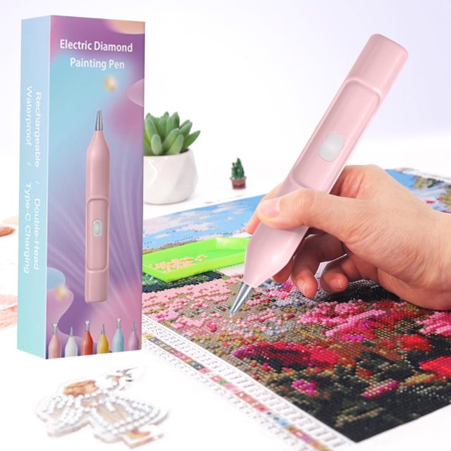 Electric Painter Vacuum Tool, Rechargeable IPX5 Waterproof, Automatic Art Pen, Fast DIY Art Picking Kit, for Home Office, Professional Artwork, High-Speed Cleaning, Ergonomic Design, for SOPABCP