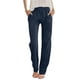 thumbnail image 2 of Karight Cotton Linen Pants Women Casual Straight Leg Drawstring Elastic Hight Waist Trousers Pockets Loose Palazzo Pants, 2 of 5