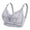 Grey, variant on Everyday Bras for Women Womens Bras No Underwire Padded Sports Bras for Women Non Removable Pads Women Wireless Bra Light Sports Bra Thin Bra Womens Bras Push up Underwire Athletic Bra Beige 42