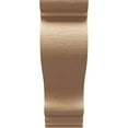 thumbnail image 2 of 7"W x 14"D x 21"H Classic Scroll Rough Cedar Woodgrain TimberThane Corbel, Primed Tan, 2 of 6