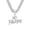 Silver-18inch, variant on Hip Hop Letters NO FAVORS Pendant Necklace with 13mm Miami Cuban Chain Iced Out Bling HipHop Necklaces Fashion Jewelry