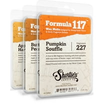 Fall Wax Melts Variety Pack - Pumpkin Souffle, Butter Pecan Pie, Apple Harvest - Highly Scented   Natural Oils - Shortie's Candle Company
