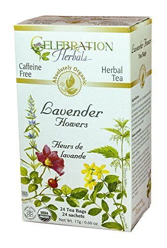 Celebration Herbals Lavender Flowers Tea Organic, 24 Ct
