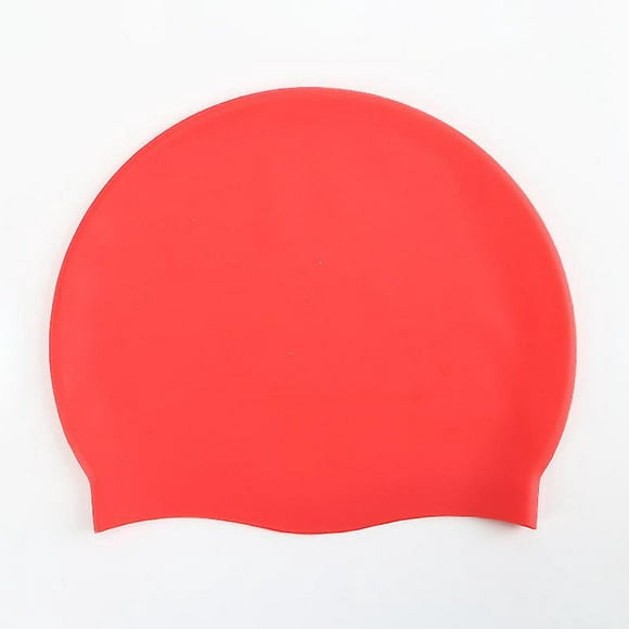 Dww-lot De 2 Bonnets De Bain Pour Enfants (noir + Rouge) - Silicone Pour Garons Et Filles - Bonnets De Bain De Haute Qualit, Confortables Et Extensibl