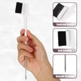 thumbnail image 3 of Unique Bargains Dual Comb Eyebrow Brushes for Women Eyelash Eyebrow Travel Makeup Tool White 8.15" Length, 3 of 7
