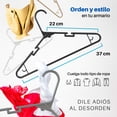 thumbnail image 2 of 40 Ganchos Premium Resistentes y Duraderos Marca Art Hoof Color Negro, 2 of 8
