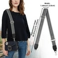 thumbnail image 4 of relayinert Adjustable Bag Strap Add Touch Of Personality To Shoulder Bag Adjustable Length Silver buckle 1Set, 4 of 6