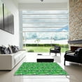 thumbnail image 6 of Ahgly Company Indoor Rectangle Patterned ForestGreen Area Rugs, 3' x 5', 6 of 6