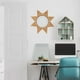 thumbnail image 5 of Mirror Tejido, Espejo HD Portátil Hermoso Ratán Muro De Pared Tejido 8 Forma De Estrella Puntiaguda Para La Decoración Del Hogar, 5 of 7