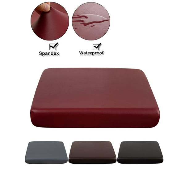 KBOOK Stretch PU Leather Sofa Seat Covers Couch Cushion Cover