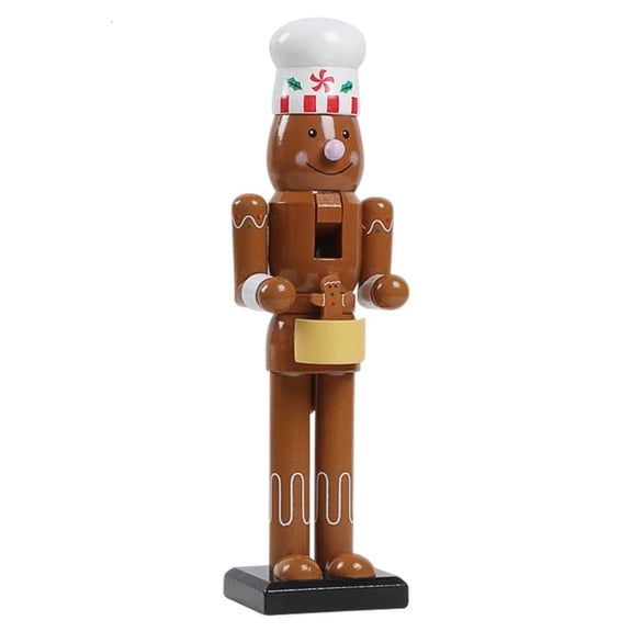 MOMOJIA Traditional Wood Nutcrackers Soldier Ornament Decoration For Fireplaces Shelf