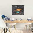 thumbnail image 5 of Logiee Solar System Paper Art Print Canvas Wall Art ,Art Poster,Canvas Decorative Picture,Decor Wall Pictures for Living Room Bedroom Bathroom,Ready to Hang, 5 of 6