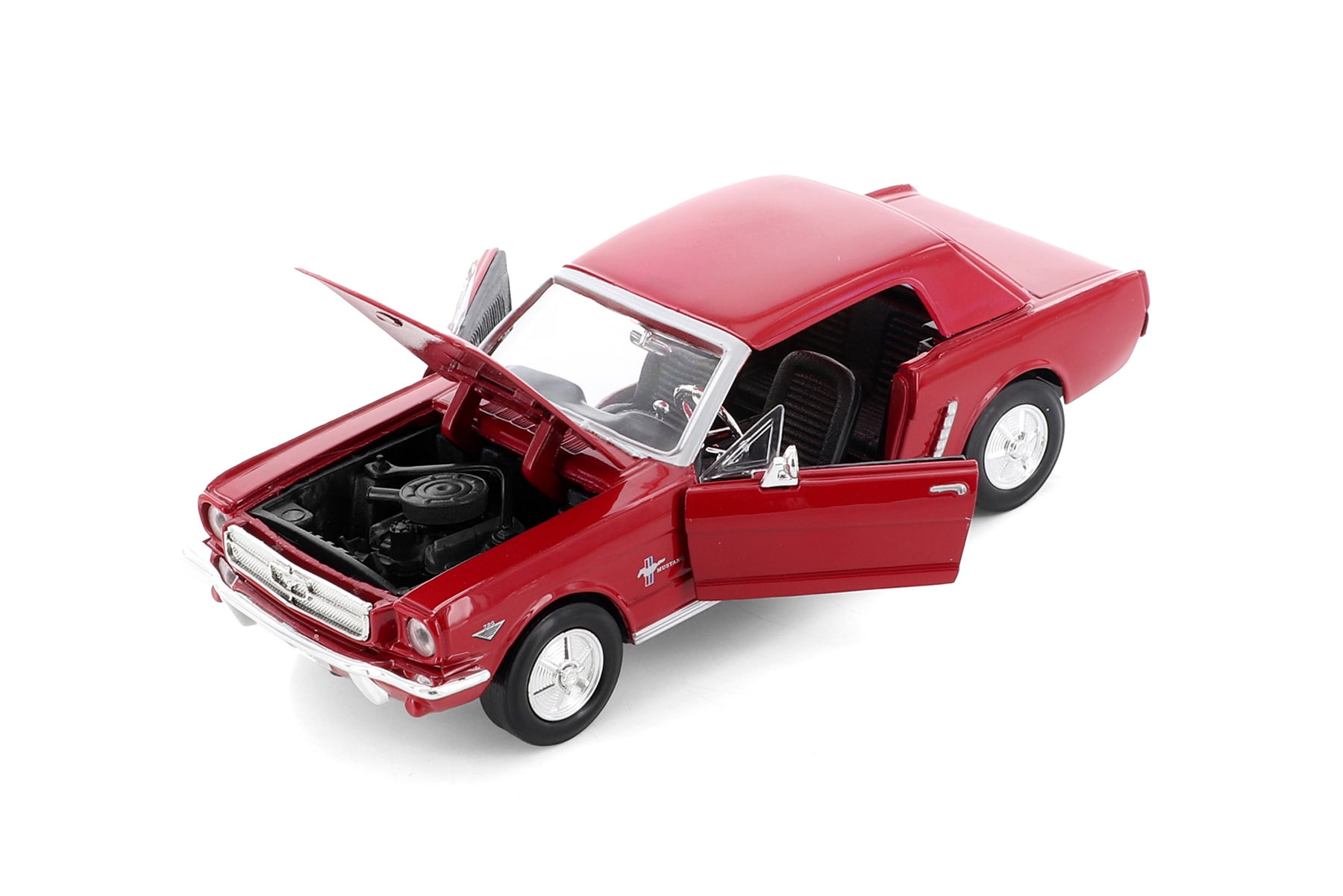 1964 1/2 Ford Mustang Hardtop, Red - Showcasts 77273R - 1/24 Scale Diecast Model Car