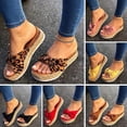 thumbnail image 3 of Sandales d'Été pour Femmes Décontractées Boho à Semelle Compensée Chaussures Confortables d'Extérieur à Nœud Papillon Sandales à Plateforme Chaussures pour Femmes Filles, 3 of 4