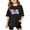 Black, variant on Shachafan Stylish Graphic Letter Print For Girls Comfortable Casual Tees And Shirts For Kids Youth Fashion Apparel Carry Camisole
