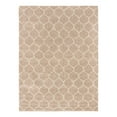 thumbnail image 3 of Unique Loom Trellis Shag Collection Area Rug - Ruby (9' x 12' Rectangle Light Brown/Ivory), 3 of 11