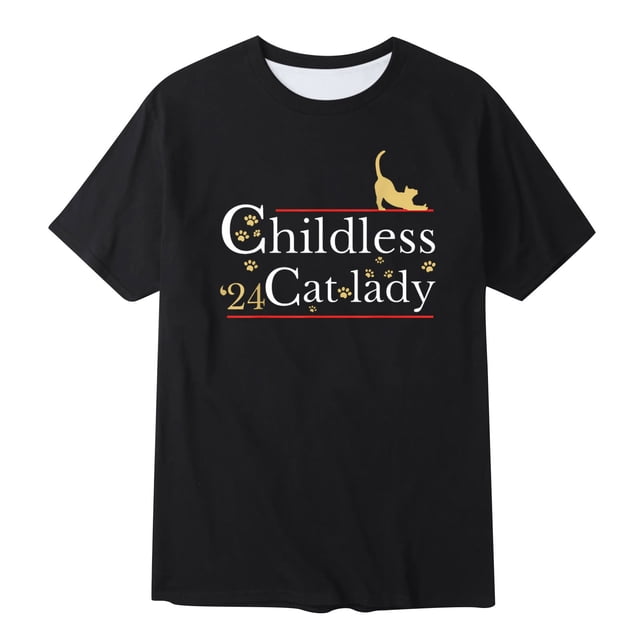 TSADFHJI Mens T-Shirts Coton Lin Automne Homme Thème Usa Décontracté Col Rond Graphic Grande Taille Chemise Imprimée Couleur Unie Manches Courtes TTTG Noir