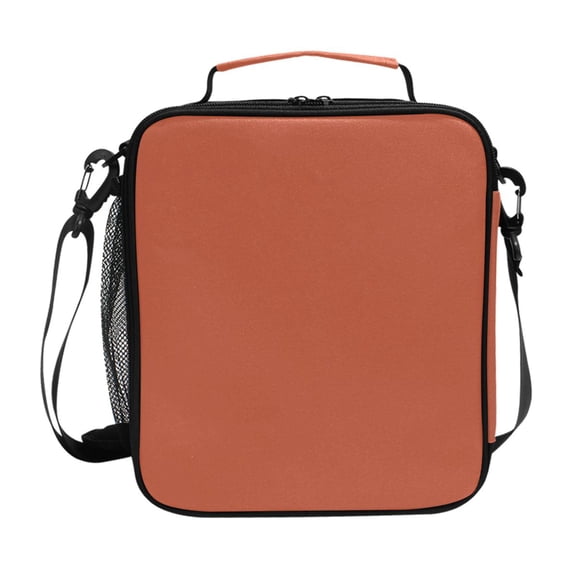 Haosy Rust Red Reusable Lunch Box Men/Women Insulated Lunch Bag for School Picnic Travel