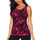 thumbnail image 1 of Fotbe Burgundy Tie Dye Blusas Sin Mangas para Mujer – Estilo Casual, Corte Suelto, Slim-Fit, Cuello Redondo Deportivo, Tops de Verano para Gimnasio y Yoga-X-Large, 1 of 7