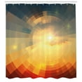 thumbnail image 3 of Ambesonne Abstract Shower Curtain, Sunbeams in Clear Sky, 69"Wx75"L, Multicolor, 3 of 3