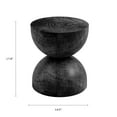 thumbnail image 3 of Alina End Table for Indoors or Outdoors - Black Pine Finish, 3 of 5