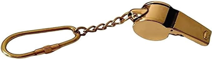 PARIJAT HANDICRAFT Brass Key Chain Collectible Marine Nautical Key Rings.