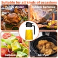 thumbnail image 4 of 16oz Oil Dispenser Bottle for Kitchen - 2 in 1 Olive Oil Dispenser and Oil Sprayer - 470ml Olive Oil Bottle - Oil Sprayer for Cooking, Kitchen, Salad, Barbecue 2Pcs Black, 4 of 6