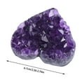 thumbnail image 4 of 1pcs Heart Shaped Amethyst Stone Decor Natural Healing Gemstone Sculpture for Home Decoration Meditation and Unique Desktop Ornament,Valentine's Day Gift, 4 of 9