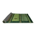 thumbnail image 2 of Ahgly Company Indoor Rectangle Abstract Turquoise Blue Modern Area Rugs, 2' x 3', 2 of 4