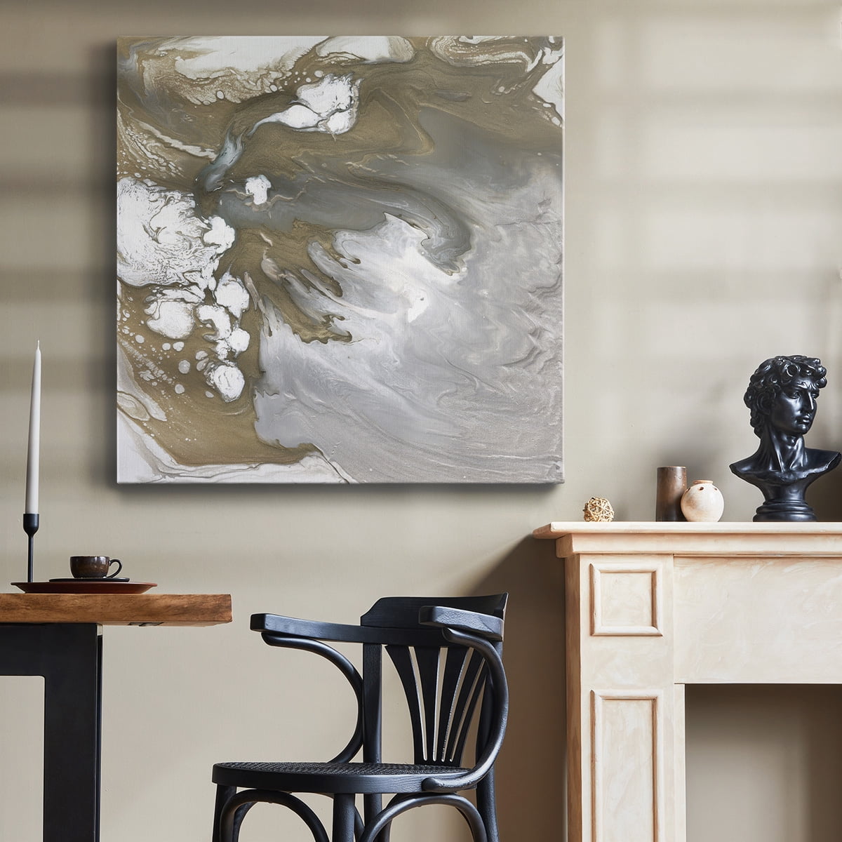 Wexford Home Hydrous-Premium Gallery Wrapped Canvas, 10" x 10" - Ready to Hang