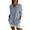 Light Blue, variant on Womens Fashion Summer Essentials Clothing Cotton and Linen Button Down Shirts Solid Color Rolled Sleeve Top Casual Loose V Neck Blouse
