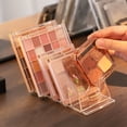 thumbnail image 2 of Organizador de paletas de sombras de ojos y maquillaje acrílico transparente para tocador de baño, soporte para cosméticos, estante de almacenamiento, 2 of 7