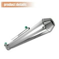 thumbnail image 6 of Unique Bargains Motorcycle Exhaust 1.42'' Inlet Motorcycle Exhaust Muffler Pipe Motorbike Exhaust Muffler Chrome Tone, 6 of 6