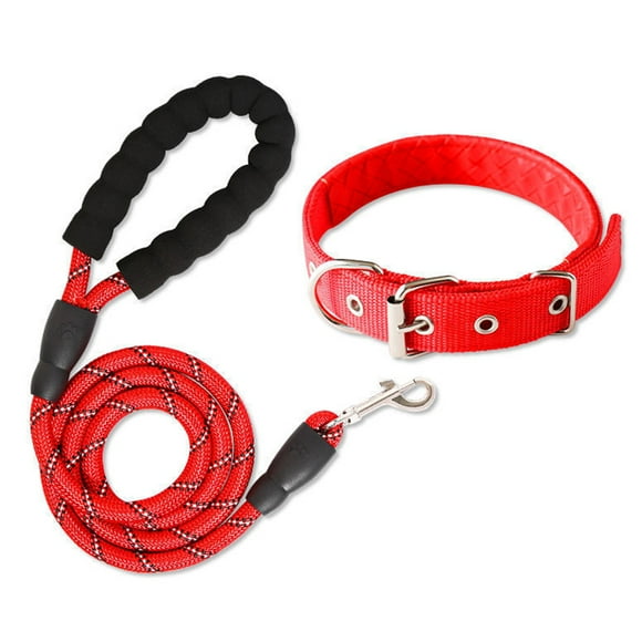 Classic dog collar, adjustable dog collar with sturdy metal clasp,