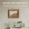 thumbnail image 2 of Gold Framed Wall Art Vintage Canvas Wall Art Coastal Landscape Natural Aesthetic Artwork Prints Picture for Living Room Bedroom Farmhouse Bathroom Office Decor, 8x10, 2 of 8