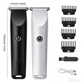 thumbnail image 3 of Men Pro Electric Hair Clippers Beard Trimmer Cutting Barber Shaving Machine, White, 3 of 8