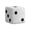 White-WH Home Decor, variant on karymi Retro Dice Pattern Cube Stool with Soft Plush Removable Washable Cover Wooden Frame for Entryway Shoe Changing Living Room Footrest Extra Seating Birthday Gifts
