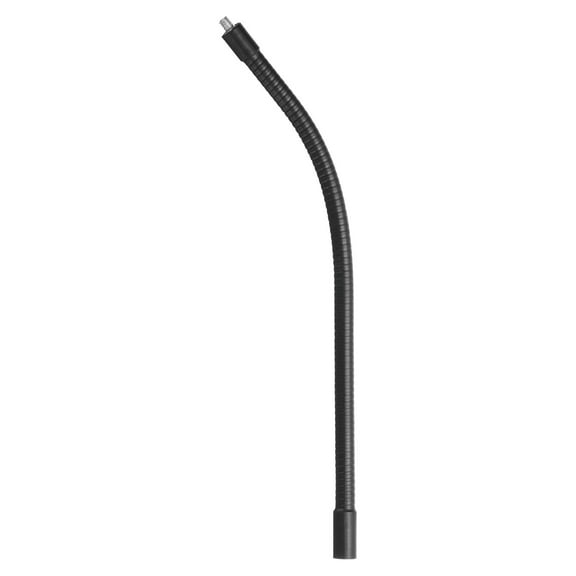 Uxcell 12" Gooseneck, 1/4"-20 Female to Male Thread Flexible Tube Extension, Black