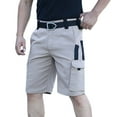 thumbnail image 2 of Xysaqa Men's Work Cargo Shorts Relaxed Fitted Casual Waterproof Travel Outdoor Shorts Mens Big & Tall Shorts with Multi Pockets S-3XL Clearance (No Belt), 2 of 3