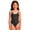 #A07-Black, variant on Girls Swimsuit Size 6 Stretchy One Piece Girls Swimsuit Cute Polka Dot Quick Dry Bathing Suits for Girls
