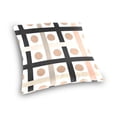 thumbnail image 2 of EREHome Hand-Painted Pattern Throw Pillow Case Vintage Cushion Cover 18x18 inches, 2 of 4