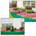 thumbnail image 6 of 6" x 360" Plastic Corrugated Garden Lawn Edge- Flexible DIY Decorative Grass Stop Fence Green Road Plant Palisade Flower Grass Bed Border Landscape Barriers for Pathway Patio Yard Balcony Plant Edging, 6 of 7