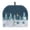 Snowman Design, variant on HELLHERO Watercolor Birds Teapot Dust Cover Keep Warm Keep Warm Dust Proof Polyester Cavcas for Home Décor