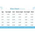 thumbnail image 2 of GYRATEDREAM Girls Two Piece Rash Guard Swimsuit Bathing Suit Long Sleeve UPF 50+ Summer Beach Swimwear 2-Piece Set for 6-7Y, 2 of 9