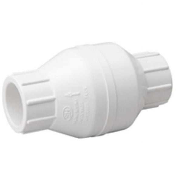 Mueller ProLine Valve de Contrôle en Ligne, 1/2 Po, Solvant, 200 psi, PVC