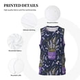 thumbnail image 3 of Naloa Lavender Flowers Basketball Jersey Reversible Men's Mesh Athletic Sports Shirts Training Practice S-4XL4X-Large, 3 of 6
