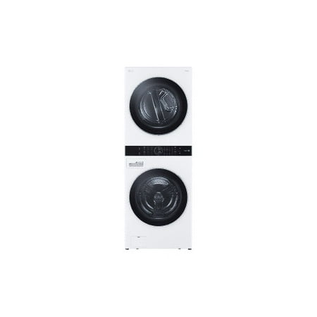 Single Unit Front Load LG WashTowerâ„¢ with Center Controlâ„¢ 4.5 cu. ft. Washer and 7.4 cu. ft. Electric Dryer