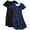 2P-Set2, variant on Womens Nightgown Long Loungewear V Neck Lounge Dress Short Sleeve Sleepshirt Full Length Soft Sleepwear with Pockets